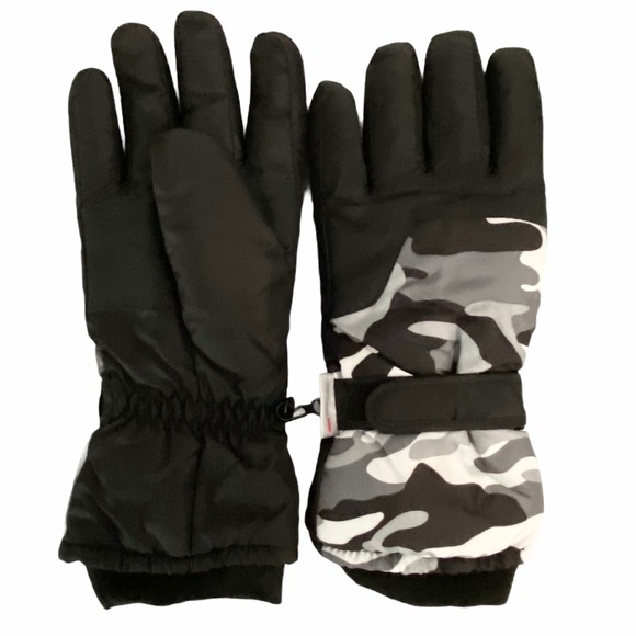 3M Thinsulate Gloves L/XL Camouflage Black Gray - Picture 3 of 9
